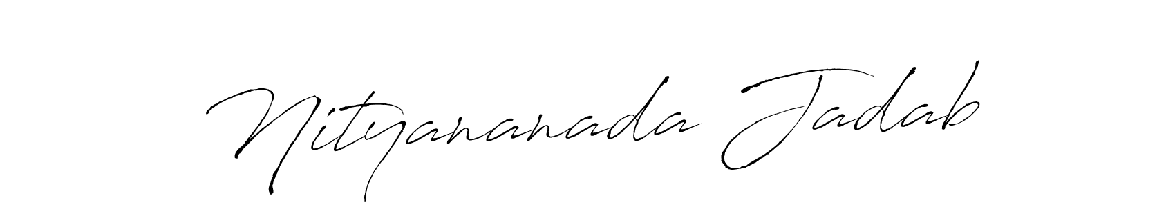 Create a beautiful signature design for name Nityananada Jadab. With this signature (Antro_Vectra) fonts, you can make a handwritten signature for free. Nityananada Jadab signature style 6 images and pictures png