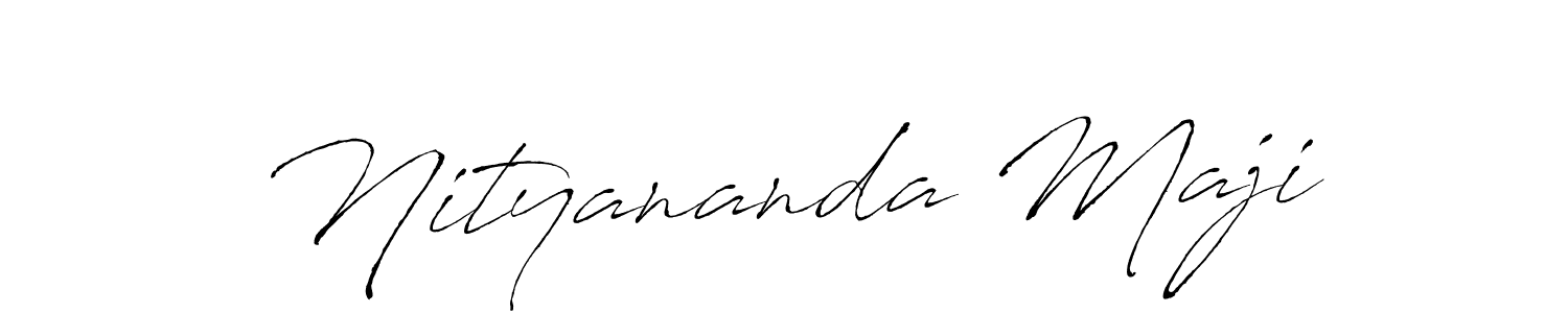 How to make Nityananda Maji name signature. Use Antro_Vectra style for creating short signs online. This is the latest handwritten sign. Nityananda Maji signature style 6 images and pictures png