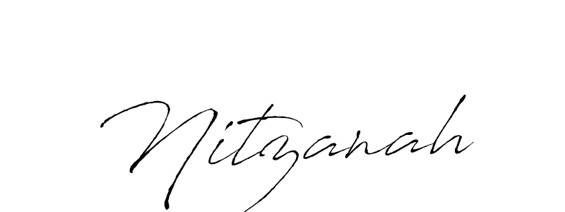 Create a beautiful signature design for name Nitzanah. With this signature (Antro_Vectra) fonts, you can make a handwritten signature for free. Nitzanah signature style 6 images and pictures png