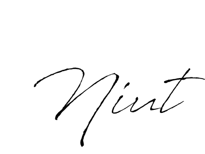 if you are searching for the best signature style for your name Niut. so please give up your signature search. here we have designed multiple signature styles  using Antro_Vectra. Niut signature style 6 images and pictures png