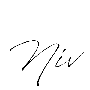 Best and Professional Signature Style for Niv. Antro_Vectra Best Signature Style Collection. Niv signature style 6 images and pictures png