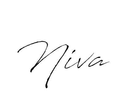 Also we have Niva name is the best signature style. Create professional handwritten signature collection using Antro_Vectra autograph style. Niva signature style 6 images and pictures png