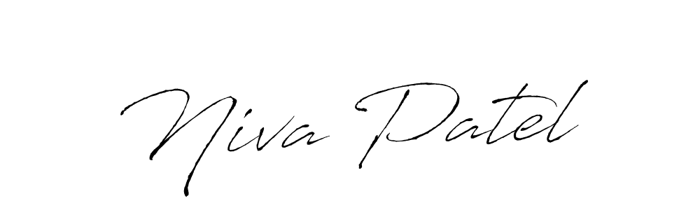 Similarly Antro_Vectra is the best handwritten signature design. Signature creator online .You can use it as an online autograph creator for name Niva Patel. Niva Patel signature style 6 images and pictures png