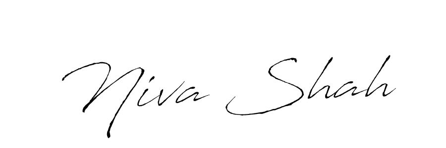 Also You can easily find your signature by using the search form. We will create Niva Shah name handwritten signature images for you free of cost using Antro_Vectra sign style. Niva Shah signature style 6 images and pictures png