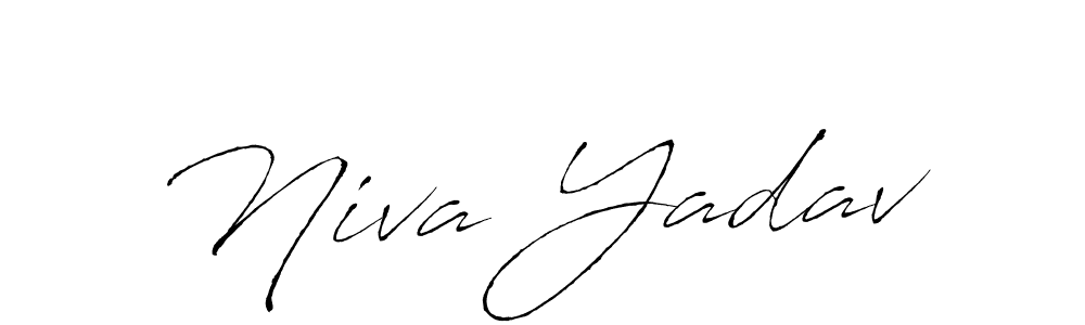 You can use this online signature creator to create a handwritten signature for the name Niva Yadav. This is the best online autograph maker. Niva Yadav signature style 6 images and pictures png