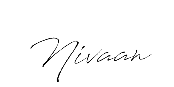 Create a beautiful signature design for name Nivaan. With this signature (Antro_Vectra) fonts, you can make a handwritten signature for free. Nivaan signature style 6 images and pictures png