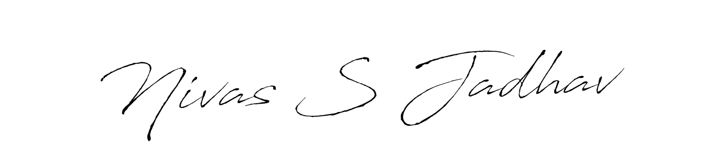 Also we have Nivas S Jadhav name is the best signature style. Create professional handwritten signature collection using Antro_Vectra autograph style. Nivas S Jadhav signature style 6 images and pictures png