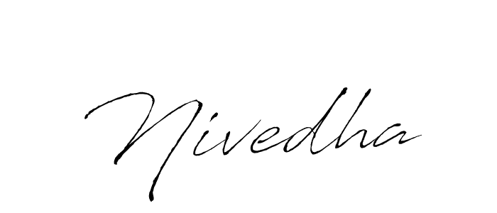 Make a beautiful signature design for name Nivedha. With this signature (Antro_Vectra) style, you can create a handwritten signature for free. Nivedha signature style 6 images and pictures png