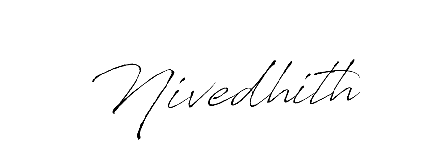 Use a signature maker to create a handwritten signature online. With this signature software, you can design (Antro_Vectra) your own signature for name Nivedhith. Nivedhith signature style 6 images and pictures png