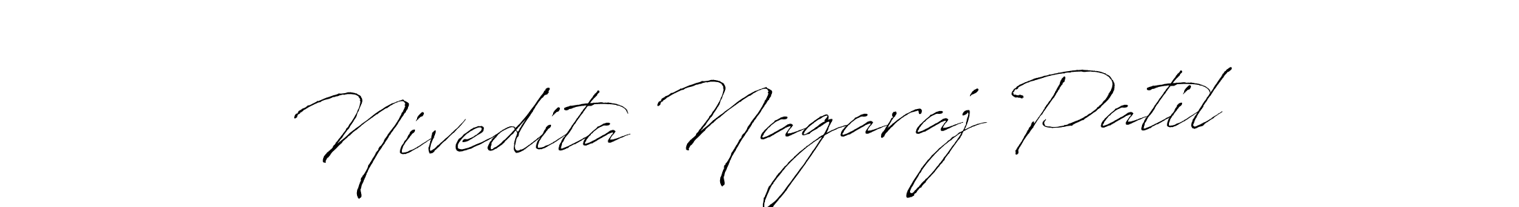 Make a beautiful signature design for name Nivedita Nagaraj Patil. With this signature (Antro_Vectra) style, you can create a handwritten signature for free. Nivedita Nagaraj Patil signature style 6 images and pictures png