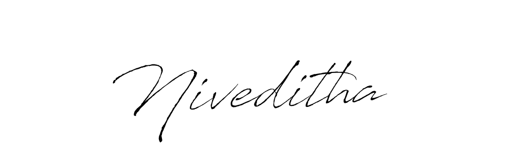 Antro_Vectra is a professional signature style that is perfect for those who want to add a touch of class to their signature. It is also a great choice for those who want to make their signature more unique. Get Niveditha  name to fancy signature for free. Niveditha  signature style 6 images and pictures png
