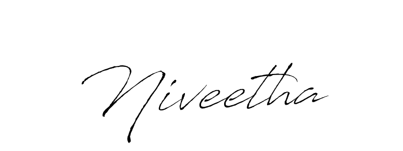 Create a beautiful signature design for name Niveetha. With this signature (Antro_Vectra) fonts, you can make a handwritten signature for free. Niveetha signature style 6 images and pictures png