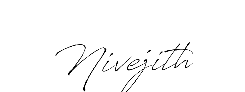 Nivejith stylish signature style. Best Handwritten Sign (Antro_Vectra) for my name. Handwritten Signature Collection Ideas for my name Nivejith. Nivejith signature style 6 images and pictures png