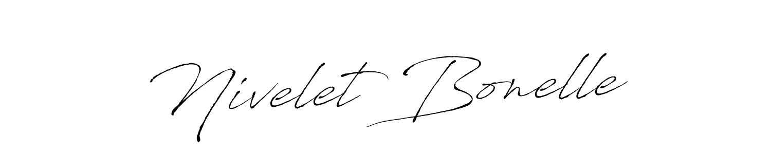 You can use this online signature creator to create a handwritten signature for the name Nivelet Bonelle. This is the best online autograph maker. Nivelet Bonelle signature style 6 images and pictures png