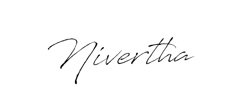 Antro_Vectra is a professional signature style that is perfect for those who want to add a touch of class to their signature. It is also a great choice for those who want to make their signature more unique. Get Nivertha name to fancy signature for free. Nivertha signature style 6 images and pictures png