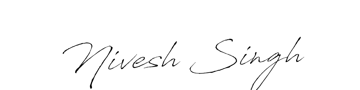 Make a beautiful signature design for name Nivesh Singh. Use this online signature maker to create a handwritten signature for free. Nivesh Singh signature style 6 images and pictures png