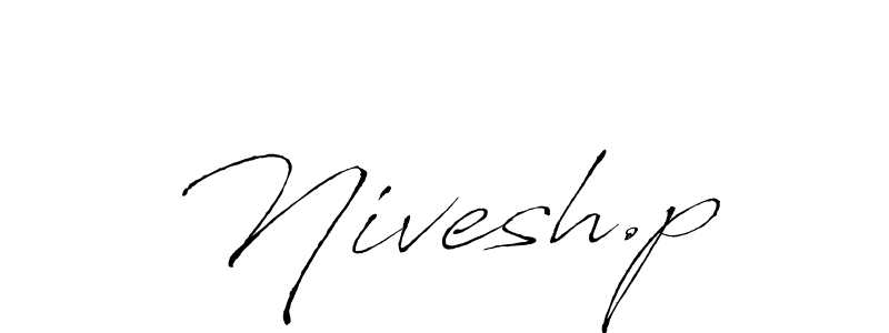 Best and Professional Signature Style for Nivesh.p. Antro_Vectra Best Signature Style Collection. Nivesh.p signature style 6 images and pictures png