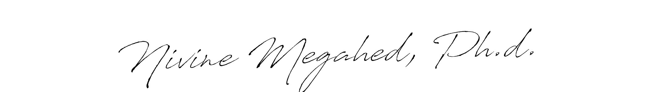 if you are searching for the best signature style for your name Nivine Megahed, Ph.d.. so please give up your signature search. here we have designed multiple signature styles  using Antro_Vectra. Nivine Megahed, Ph.d. signature style 6 images and pictures png