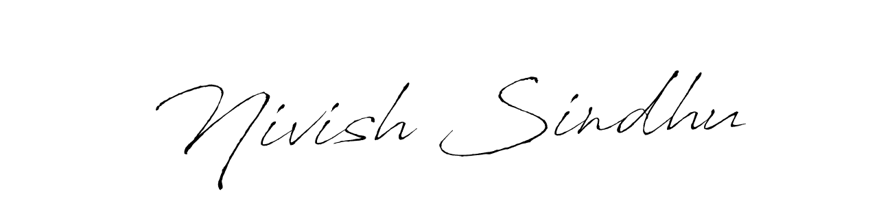 Make a beautiful signature design for name Nivish Sindhu. Use this online signature maker to create a handwritten signature for free. Nivish Sindhu signature style 6 images and pictures png