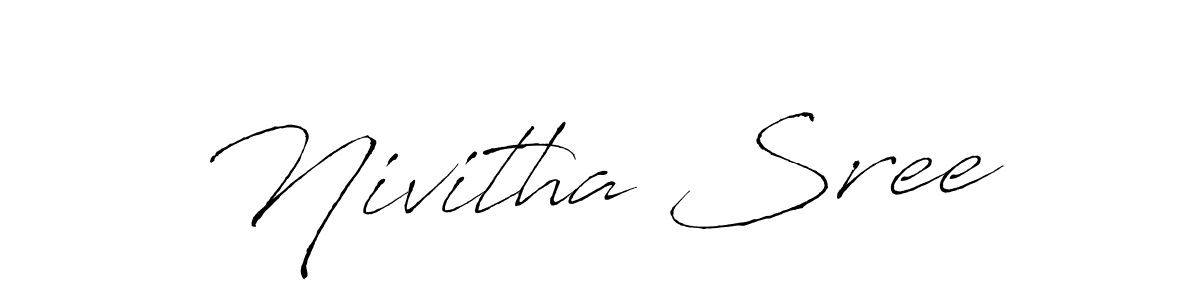 Create a beautiful signature design for name Nivitha Sree. With this signature (Antro_Vectra) fonts, you can make a handwritten signature for free. Nivitha Sree signature style 6 images and pictures png