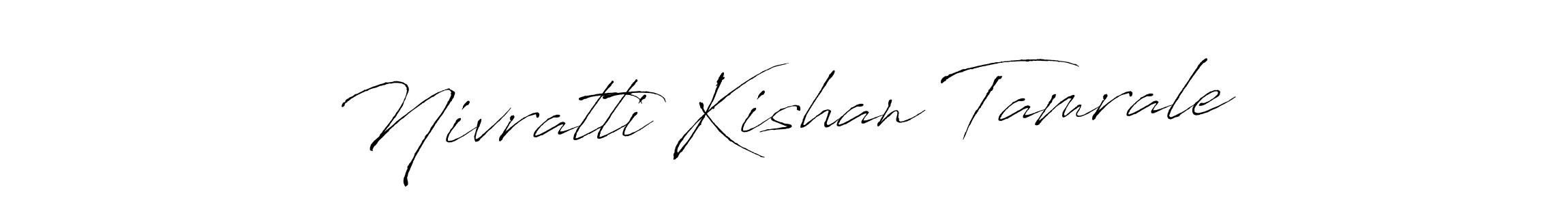 See photos of Nivratti Kishan Tamrale official signature by Spectra . Check more albums & portfolios. Read reviews & check more about Antro_Vectra font. Nivratti Kishan Tamrale signature style 6 images and pictures png