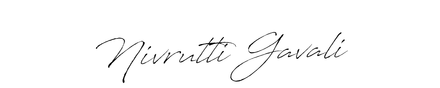 Also You can easily find your signature by using the search form. We will create Nivrutti Gavali name handwritten signature images for you free of cost using Antro_Vectra sign style. Nivrutti Gavali signature style 6 images and pictures png