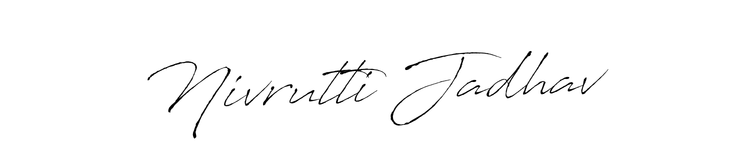 Also we have Nivrutti Jadhav name is the best signature style. Create professional handwritten signature collection using Antro_Vectra autograph style. Nivrutti Jadhav signature style 6 images and pictures png