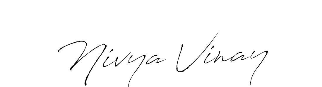 if you are searching for the best signature style for your name Nivya Vinay. so please give up your signature search. here we have designed multiple signature styles  using Antro_Vectra. Nivya Vinay signature style 6 images and pictures png