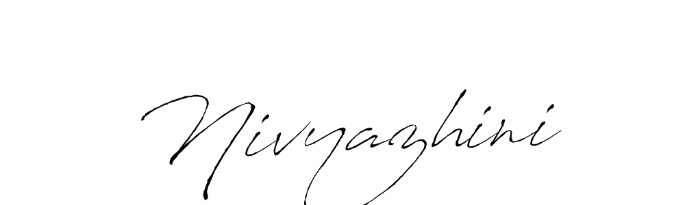 The best way (Antro_Vectra) to make a short signature is to pick only two or three words in your name. The name Nivyazhini include a total of six letters. For converting this name. Nivyazhini signature style 6 images and pictures png