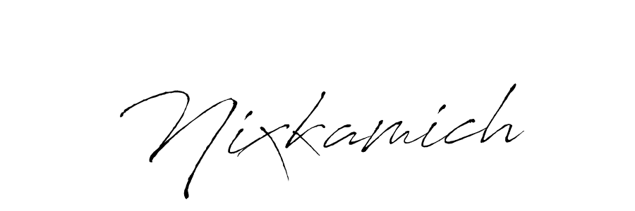 Also we have Nixkamich name is the best signature style. Create professional handwritten signature collection using Antro_Vectra autograph style. Nixkamich signature style 6 images and pictures png