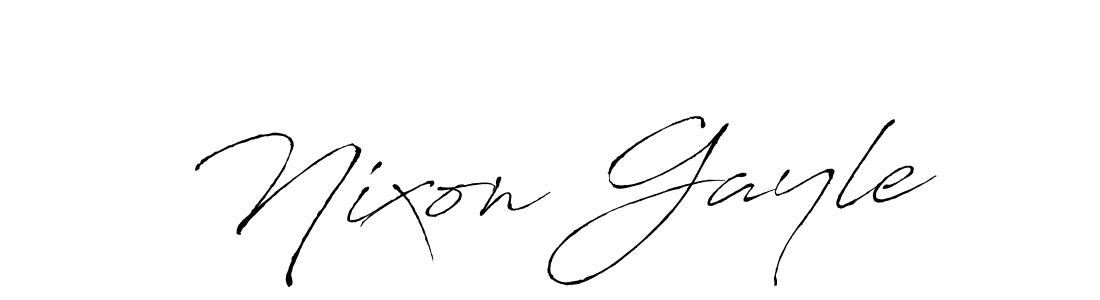 How to Draw Nixon Gayle signature style? Antro_Vectra is a latest design signature styles for name Nixon Gayle. Nixon Gayle signature style 6 images and pictures png