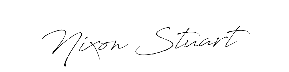 Also we have Nixon Stuart name is the best signature style. Create professional handwritten signature collection using Antro_Vectra autograph style. Nixon Stuart signature style 6 images and pictures png