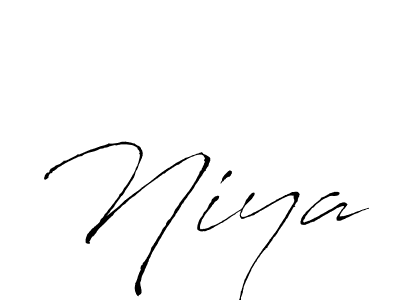 Antro_Vectra is a professional signature style that is perfect for those who want to add a touch of class to their signature. It is also a great choice for those who want to make their signature more unique. Get Niya name to fancy signature for free. Niya signature style 6 images and pictures png