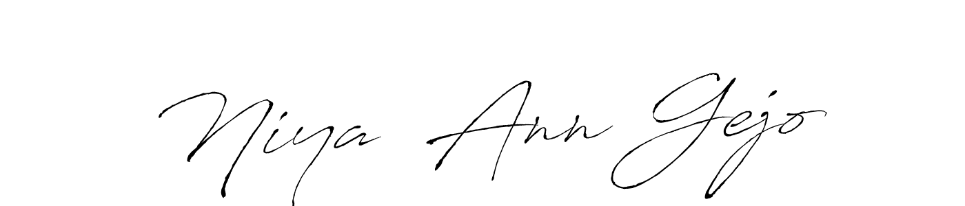 How to Draw Niya  Ann Gejo signature style? Antro_Vectra is a latest design signature styles for name Niya  Ann Gejo. Niya  Ann Gejo signature style 6 images and pictures png