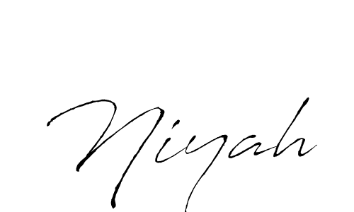 Niyah stylish signature style. Best Handwritten Sign (Antro_Vectra) for my name. Handwritten Signature Collection Ideas for my name Niyah. Niyah signature style 6 images and pictures png