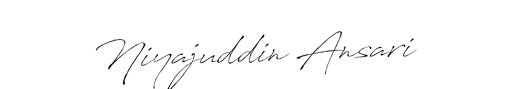 This is the best signature style for the Niyajuddin Ansari name. Also you like these signature font (Antro_Vectra). Mix name signature. Niyajuddin Ansari signature style 6 images and pictures png