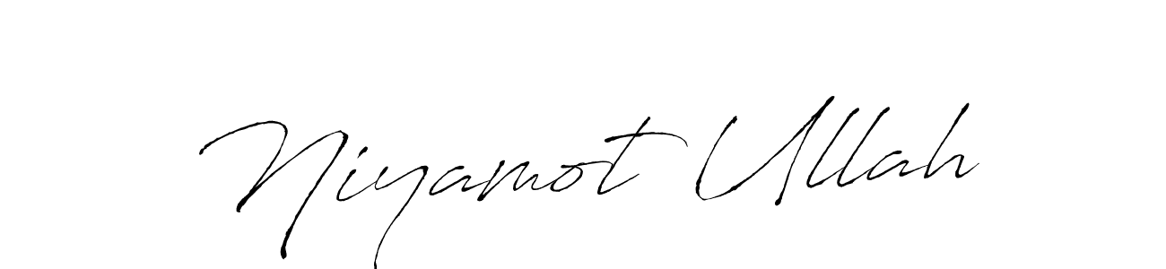 Also You can easily find your signature by using the search form. We will create Niyamot Ullah name handwritten signature images for you free of cost using Antro_Vectra sign style. Niyamot Ullah signature style 6 images and pictures png