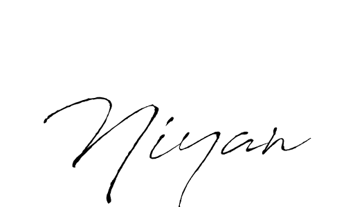 Niyan stylish signature style. Best Handwritten Sign (Antro_Vectra) for my name. Handwritten Signature Collection Ideas for my name Niyan. Niyan signature style 6 images and pictures png
