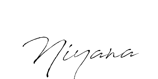 How to make Niyana signature? Antro_Vectra is a professional autograph style. Create handwritten signature for Niyana name. Niyana signature style 6 images and pictures png