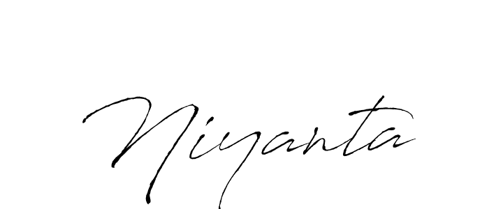 How to make Niyanta name signature. Use Antro_Vectra style for creating short signs online. This is the latest handwritten sign. Niyanta signature style 6 images and pictures png