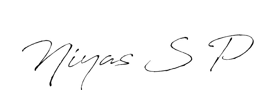 It looks lik you need a new signature style for name Niyas S P. Design unique handwritten (Antro_Vectra) signature with our free signature maker in just a few clicks. Niyas S P signature style 6 images and pictures png