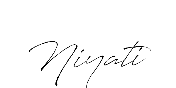 You should practise on your own different ways (Antro_Vectra) to write your name (Niyati) in signature. don't let someone else do it for you. Niyati signature style 6 images and pictures png