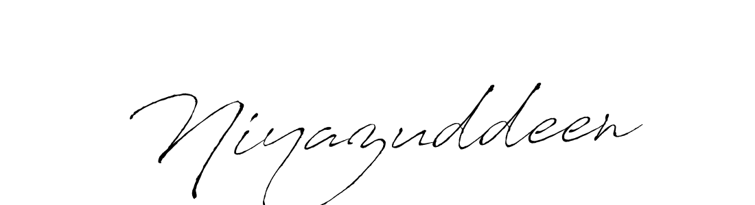 Make a beautiful signature design for name Niyazuddeen. With this signature (Antro_Vectra) style, you can create a handwritten signature for free. Niyazuddeen signature style 6 images and pictures png