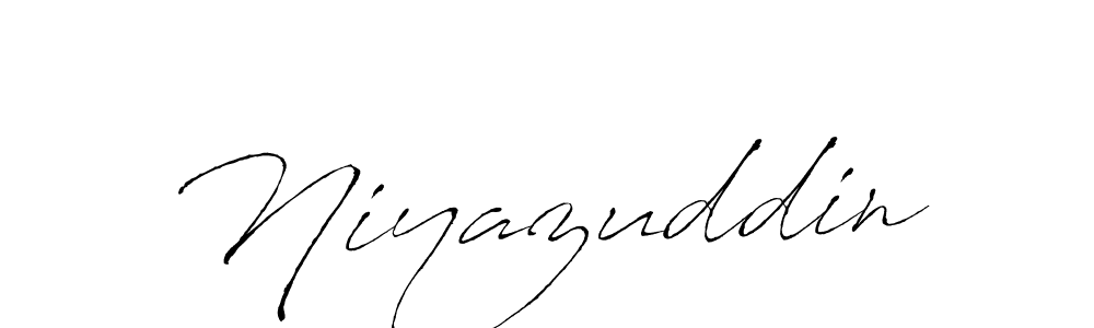 How to make Niyazuddin name signature. Use Antro_Vectra style for creating short signs online. This is the latest handwritten sign. Niyazuddin signature style 6 images and pictures png