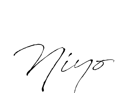 Use a signature maker to create a handwritten signature online. With this signature software, you can design (Antro_Vectra) your own signature for name Niyo. Niyo signature style 6 images and pictures png