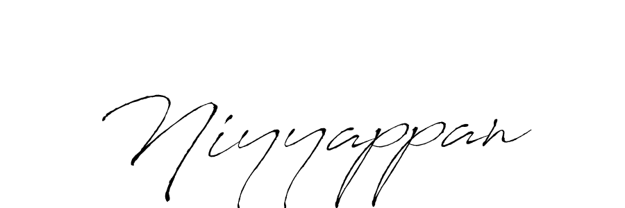 if you are searching for the best signature style for your name Niyyappan. so please give up your signature search. here we have designed multiple signature styles  using Antro_Vectra. Niyyappan signature style 6 images and pictures png