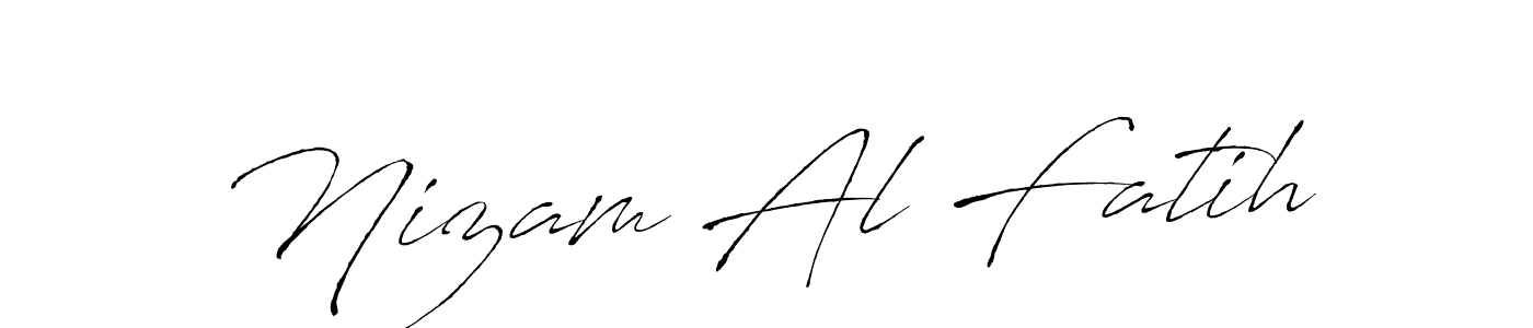 Make a beautiful signature design for name Nizam Al Fatih. Use this online signature maker to create a handwritten signature for free. Nizam Al Fatih signature style 6 images and pictures png