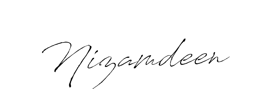 The best way (Antro_Vectra) to make a short signature is to pick only two or three words in your name. The name Nizamdeen include a total of six letters. For converting this name. Nizamdeen signature style 6 images and pictures png