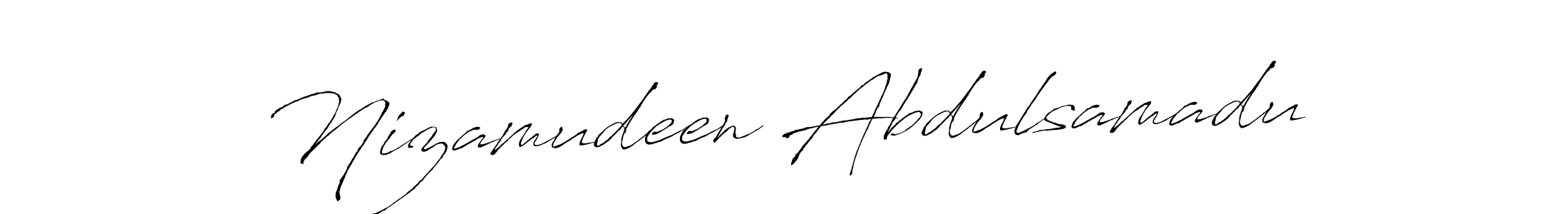 Similarly Antro_Vectra is the best handwritten signature design. Signature creator online .You can use it as an online autograph creator for name Nizamudeen Abdulsamadu. Nizamudeen Abdulsamadu signature style 6 images and pictures png