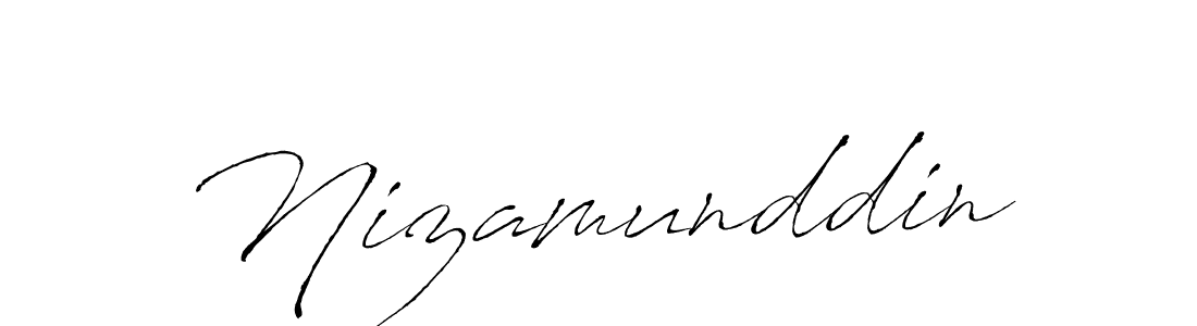 How to make Nizamunddin signature? Antro_Vectra is a professional autograph style. Create handwritten signature for Nizamunddin name. Nizamunddin signature style 6 images and pictures png